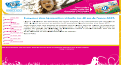 Desktop Screenshot of 40ans.france-adot.org